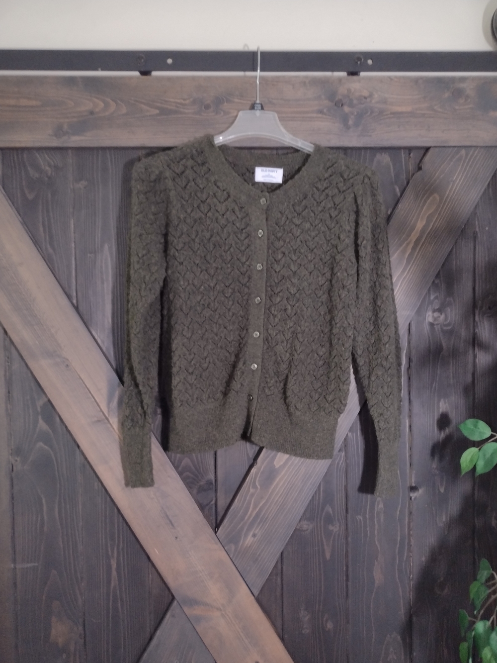 Old Navy Dark Olive Green Sweater Size Medium